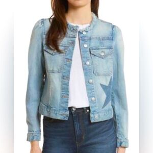 REBECCA TAYLOR La Vie ⭐️ Patch Denim Jacket